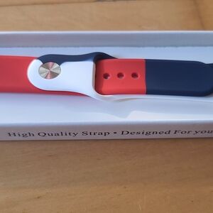 Red and Black Watch Strap